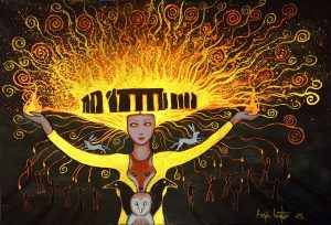 Stonehenge Solstice Goddess